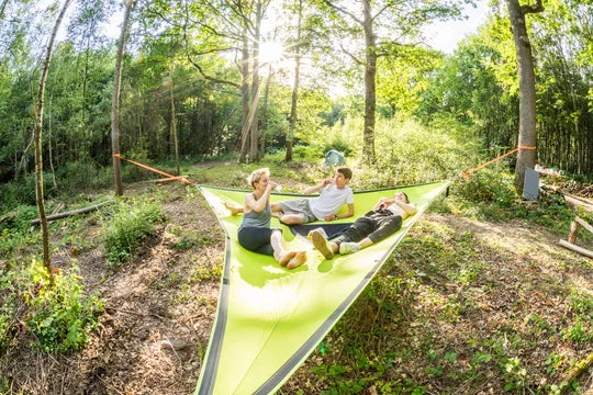 GIANT MULTI-PERSON HAMMOCK- PATENTED 3 POINT DESIGN