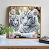 Diamond Painting-DIY Crystal Rhinestone White Tiger