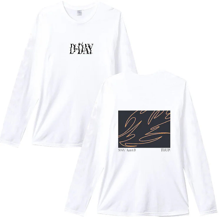 BTS SUGA LONG SLEEVE T-SHIRT D-DAYBTS - Tシャツ/カットソー(七分/長袖)