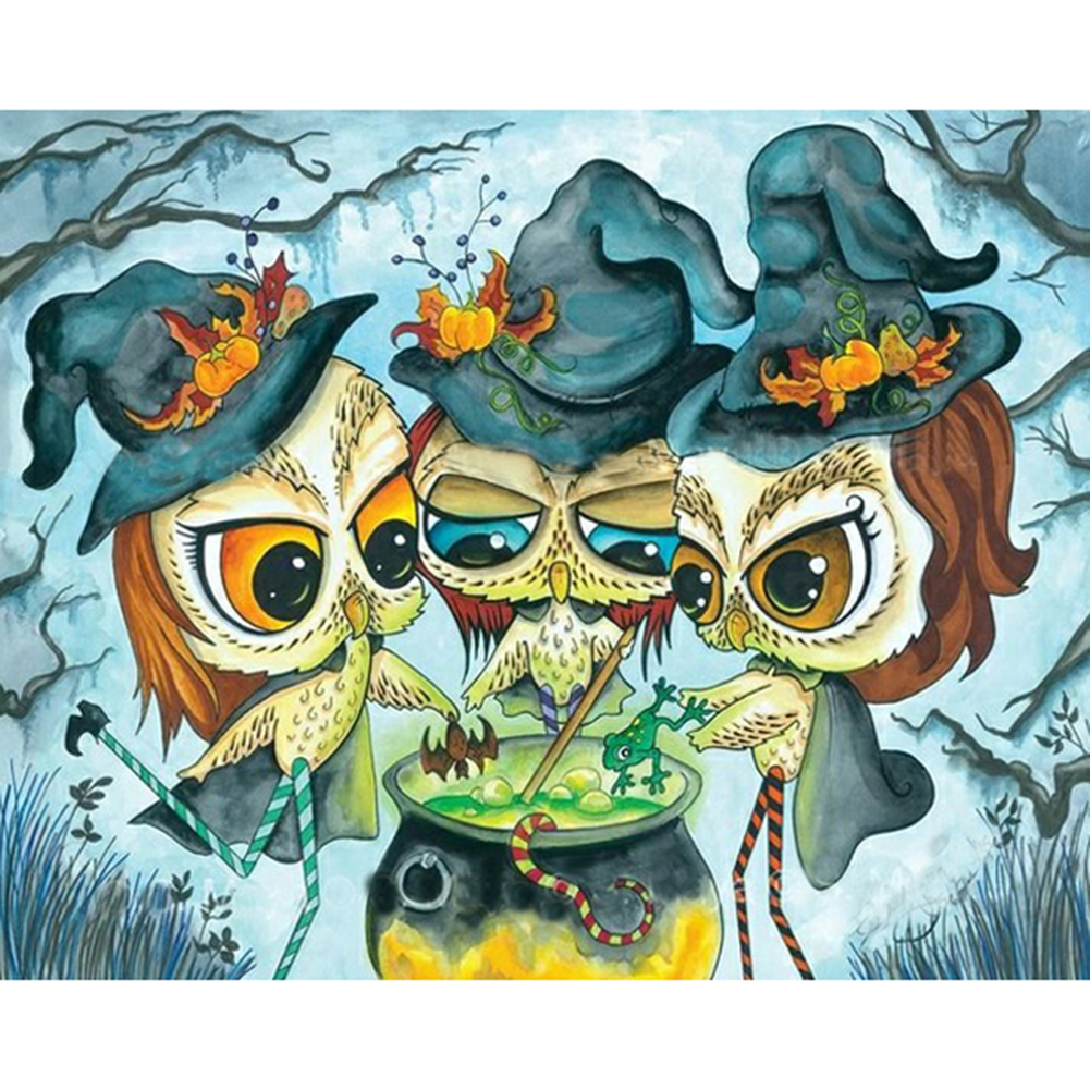 

Owl - Round Drill Diamond Painting - 40*30CM, 501 Original