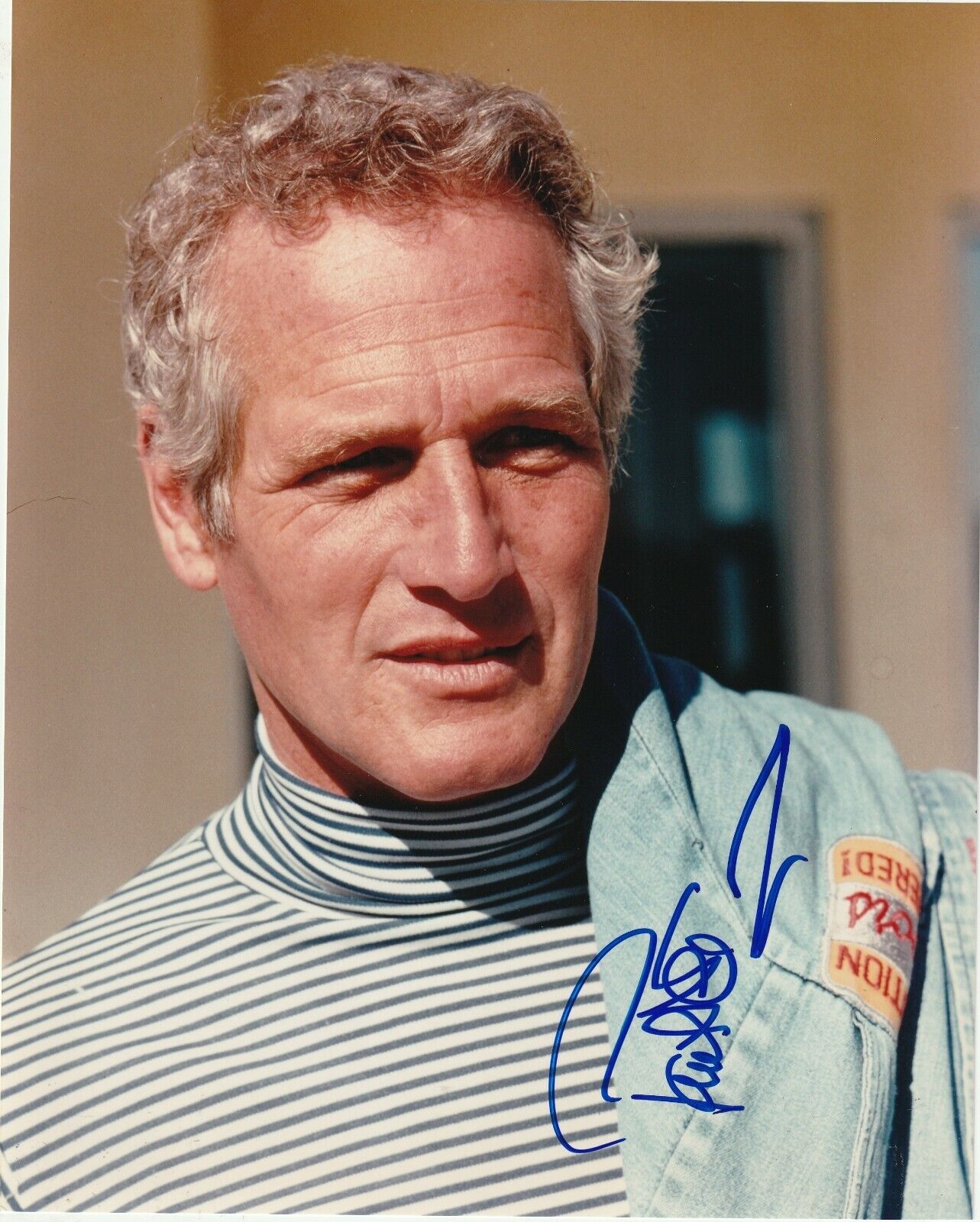 PAUL NEWMAN Signed 8X10 Photo Poster painting with Beckett LOA (BAS)