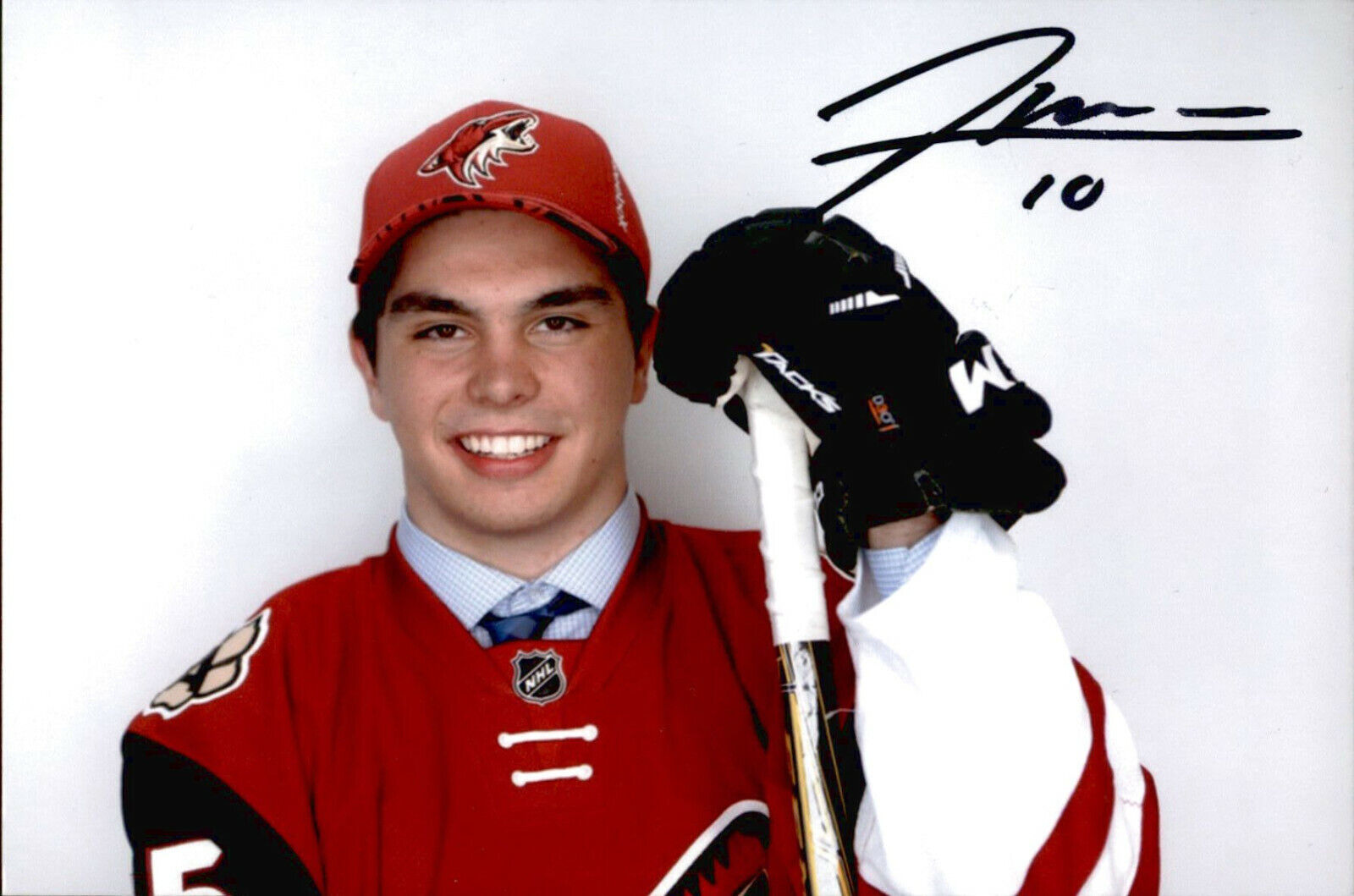 Nick Merkley SIGNED 4x6 Photo Poster painting ARIZONA COYOTES / SAN JOSE SHARKS