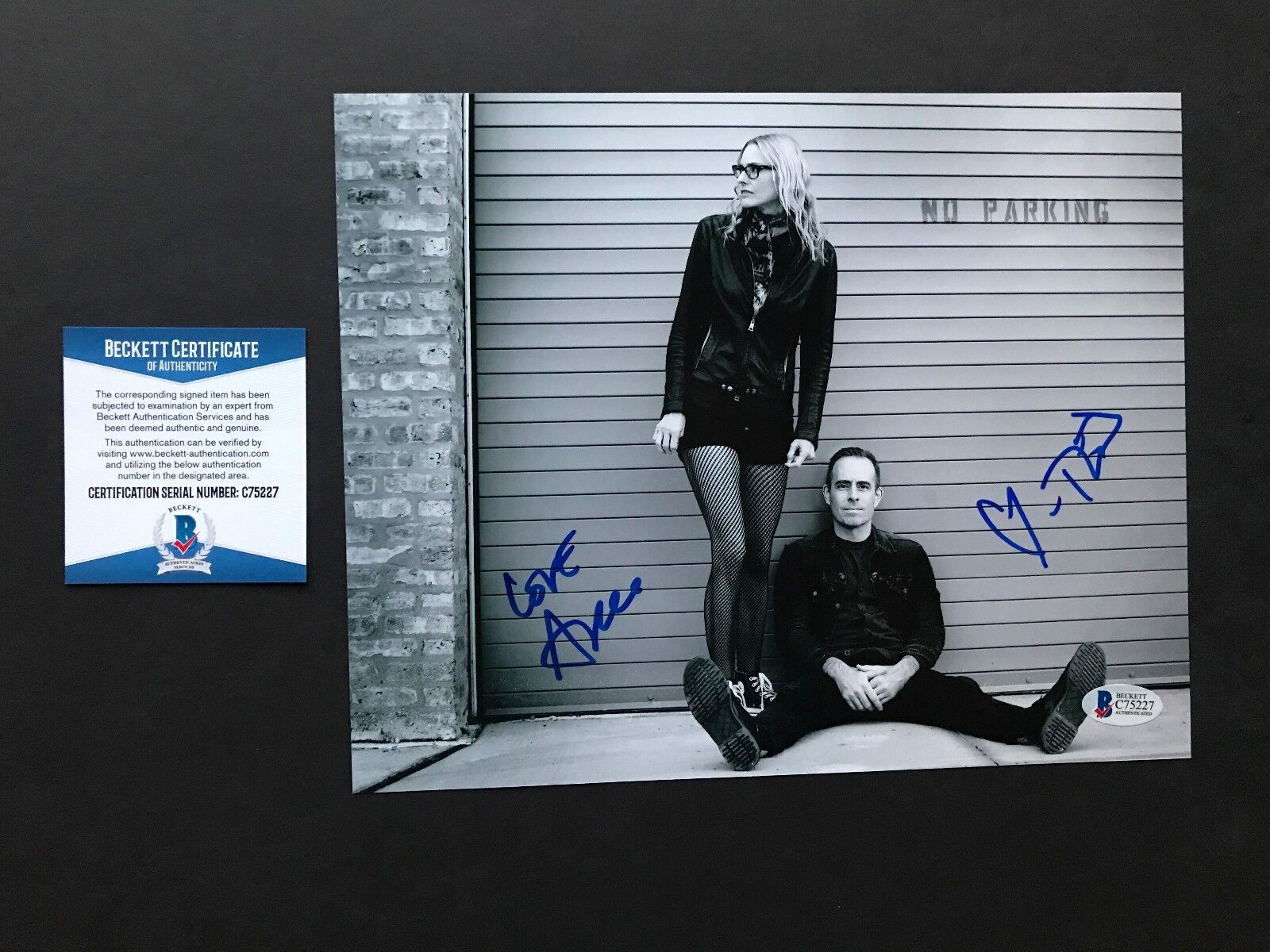 Aimee Mann & Ted Leo signed autographed 8x10 Photo Poster painting Beckett BAS cert