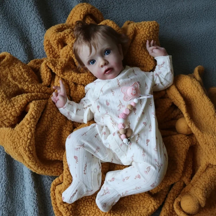  20" Super Lovely Handmade Cloth Body Reborn Baby Girl Doll Neaola - Reborndollsshop®-Reborndollsshop®