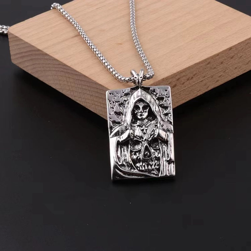 Hip-Hop Punk Skull Alloy Halloween Unisex Pendant Necklace