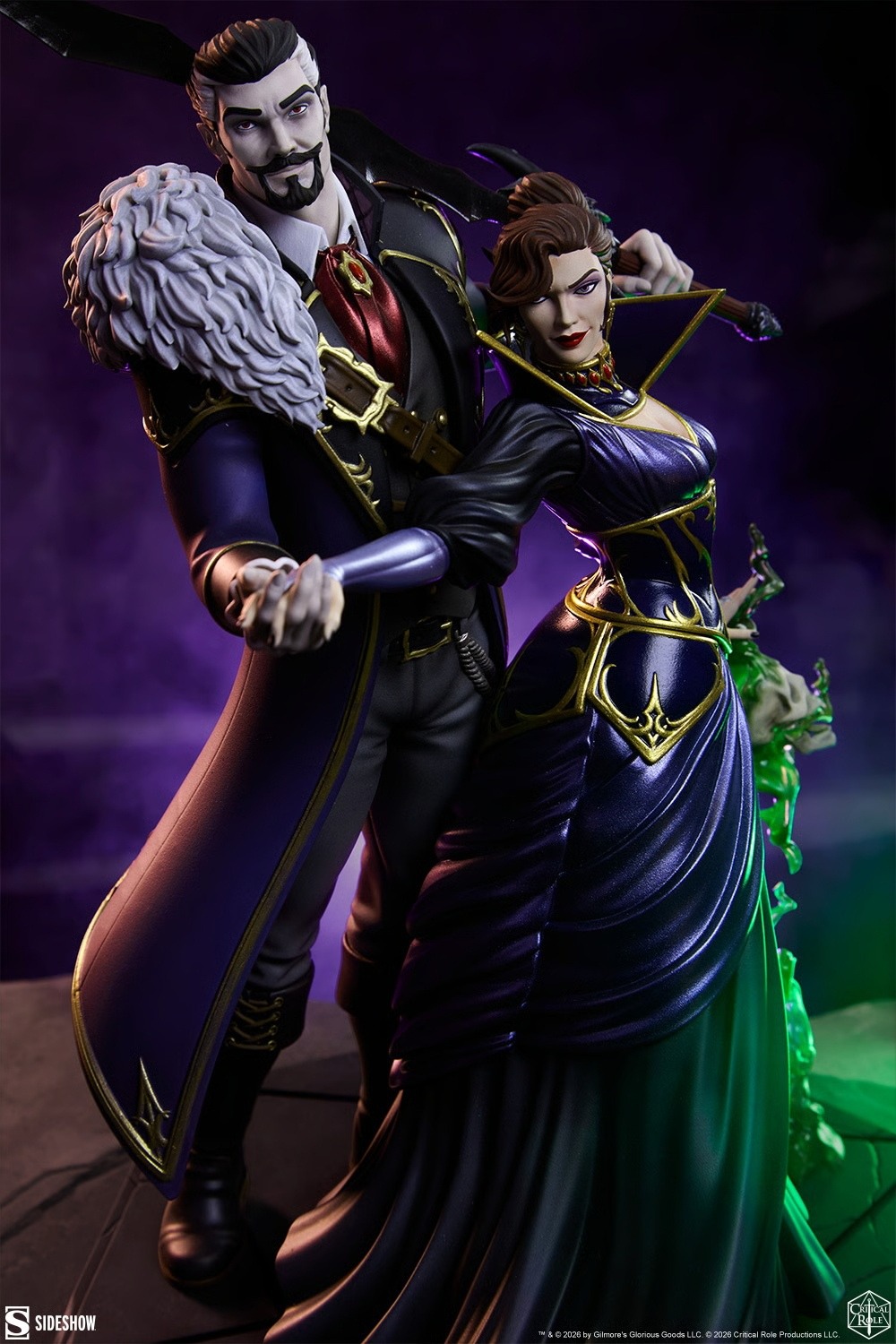 Sideshow Collectibles-The Briarwoods &ndash; Vox Machina Statue 200686-