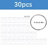 (US Local)30Pcs Acrylic Cross Stitch Threading Board 4x4cm Needlework Thread Sorter