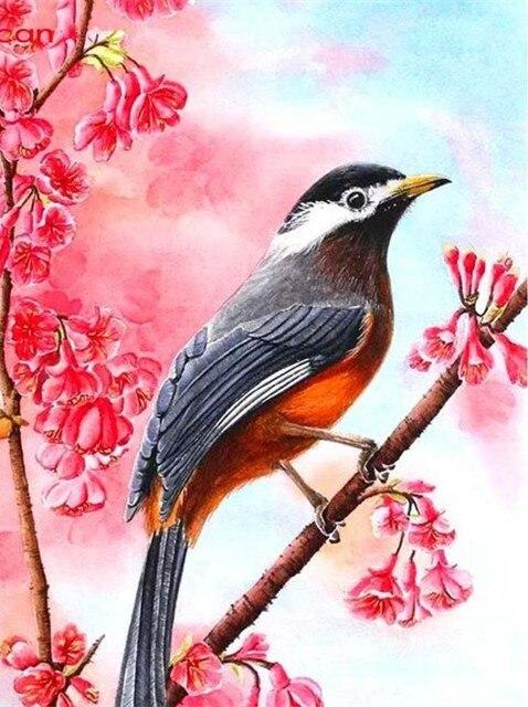 

A Bird on a Branch – Paint By Numbers - 40*50CM, 501 Original