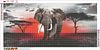 Elephant Landscape -Full Round Diamond Painting(80*40cm)