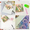 6Pcs girafe-bricolage carte de voeux