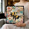 Framed Diamond Painting - Special Shaped - Insect (25x25cm)