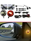 BSD Warning Light 12V Blind Spot Monitoring System Ultrasonic Parking Sensor Kit