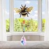 DIY 5D Mosaic Sun Catcher Jewelry Diamond Painting Window Wind Chime (Bee)