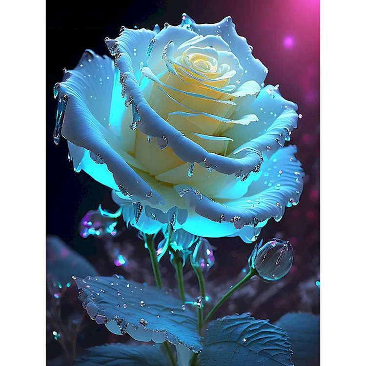 Rose Flower 40*50CM(Canvas) Full Round Drill Diamond Painting gbfke
