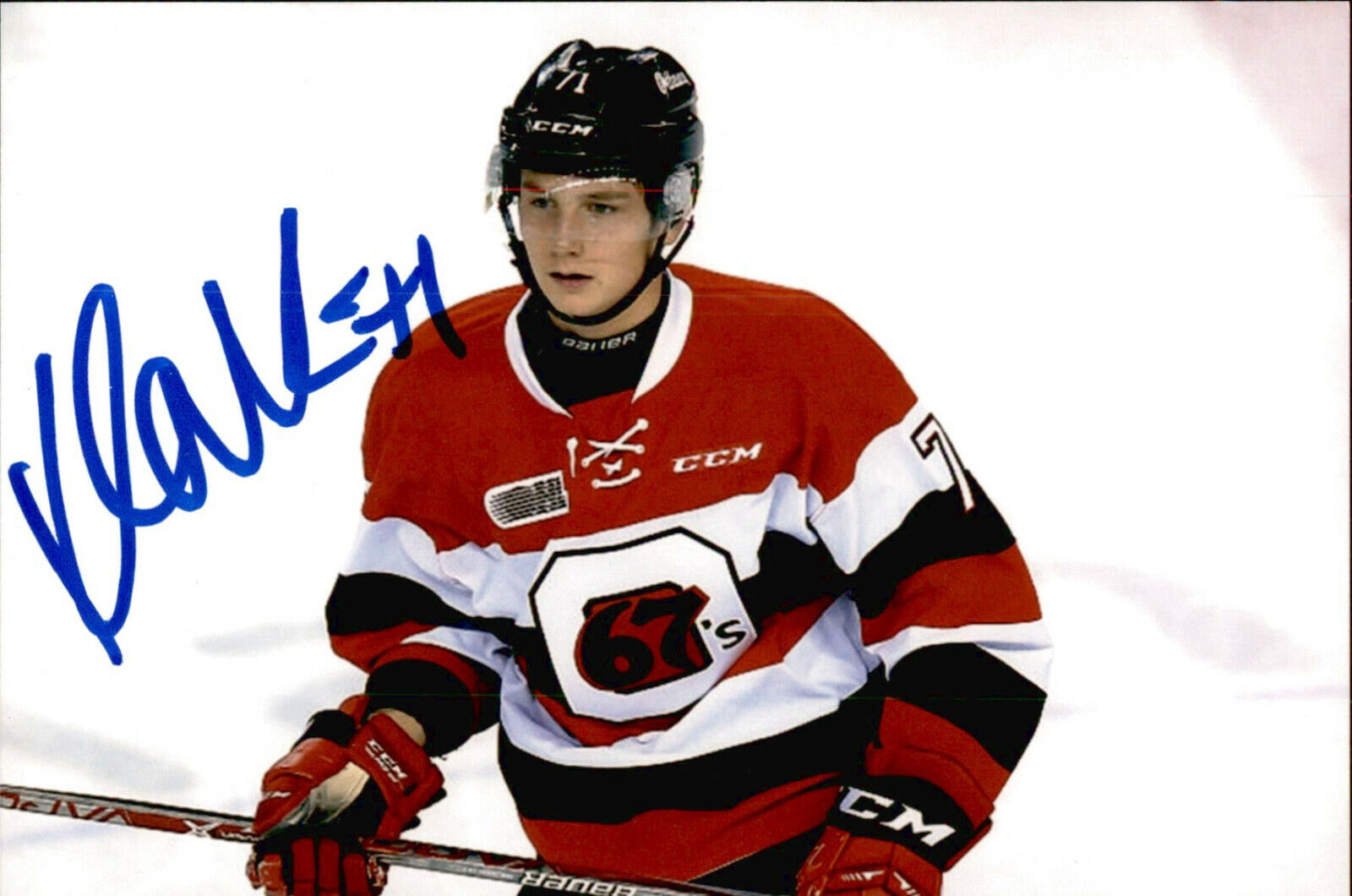 Kody Clark SIGNED 4x6 Photo Poster painting OTTAWA 67'S / WASHINGTON CAPITALS #3