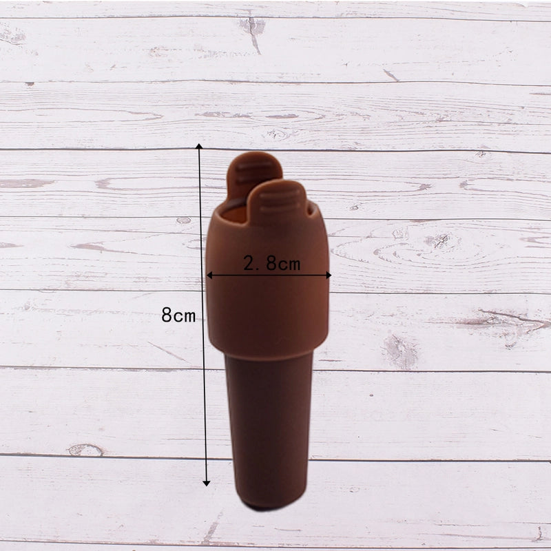 Silicone Tape Handle Red Wine Stopper Wine Silicone Double Seal Anti-falling Bottle Stopper Fresh Wine Stopper High Temperature Resistant