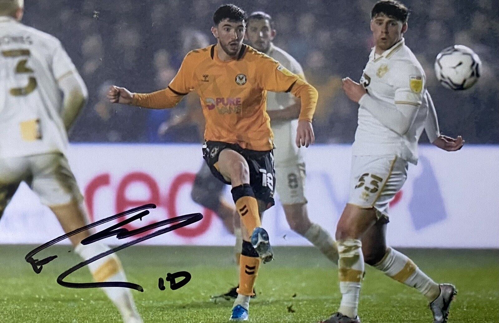 Finn Azaz Genuine Hand Signed Newport County 6X4 Photo Poster painting 3
