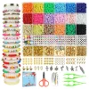 Kit de bracelets style boh&egrave;me de perles en argile &agrave; faire soi-m&ecirc;me