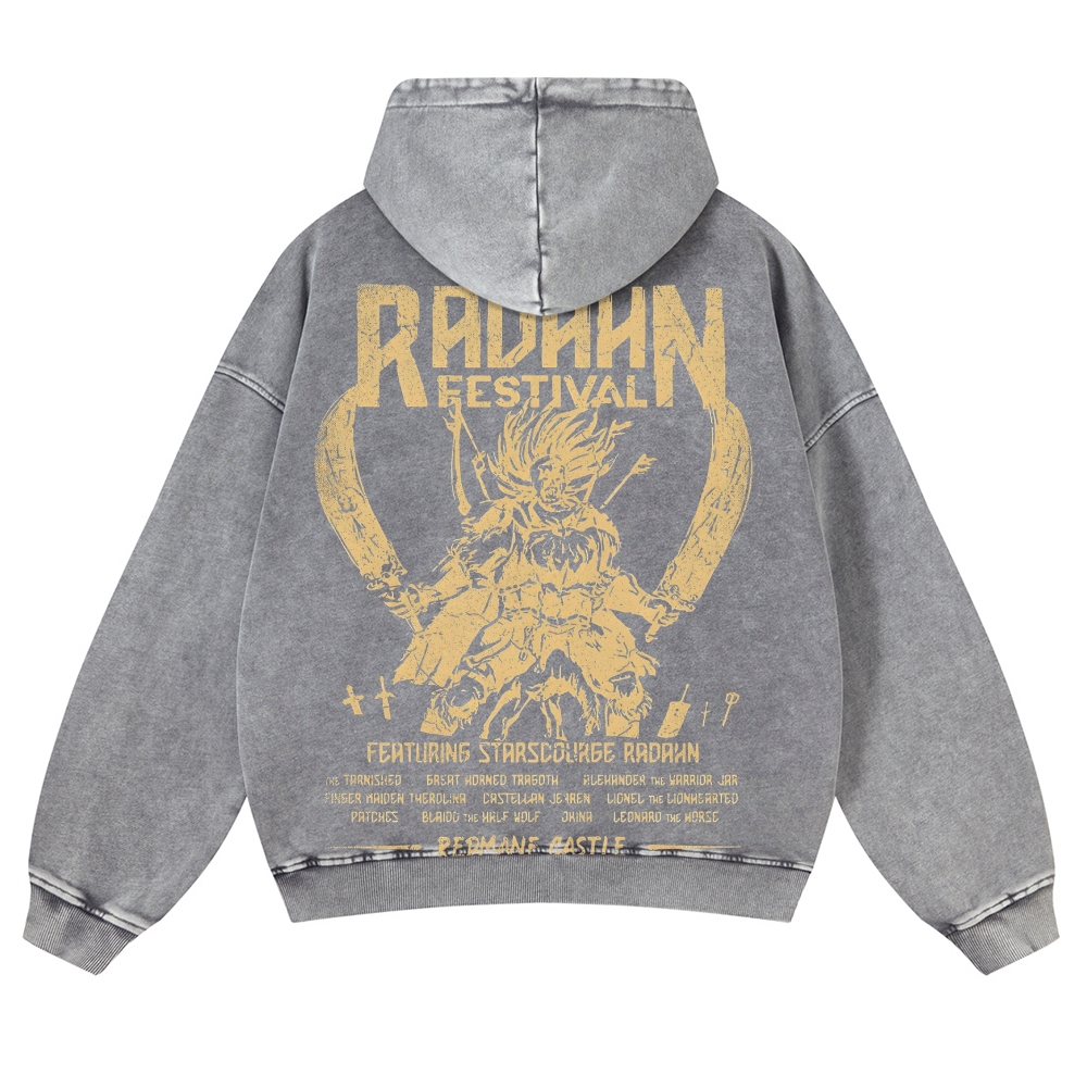 Elden Ring Casual Washed Hoodies 2506023731