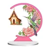 5D DIY Diamond Painting Special Shape Desk Ornament Flower Bird Decor Kit