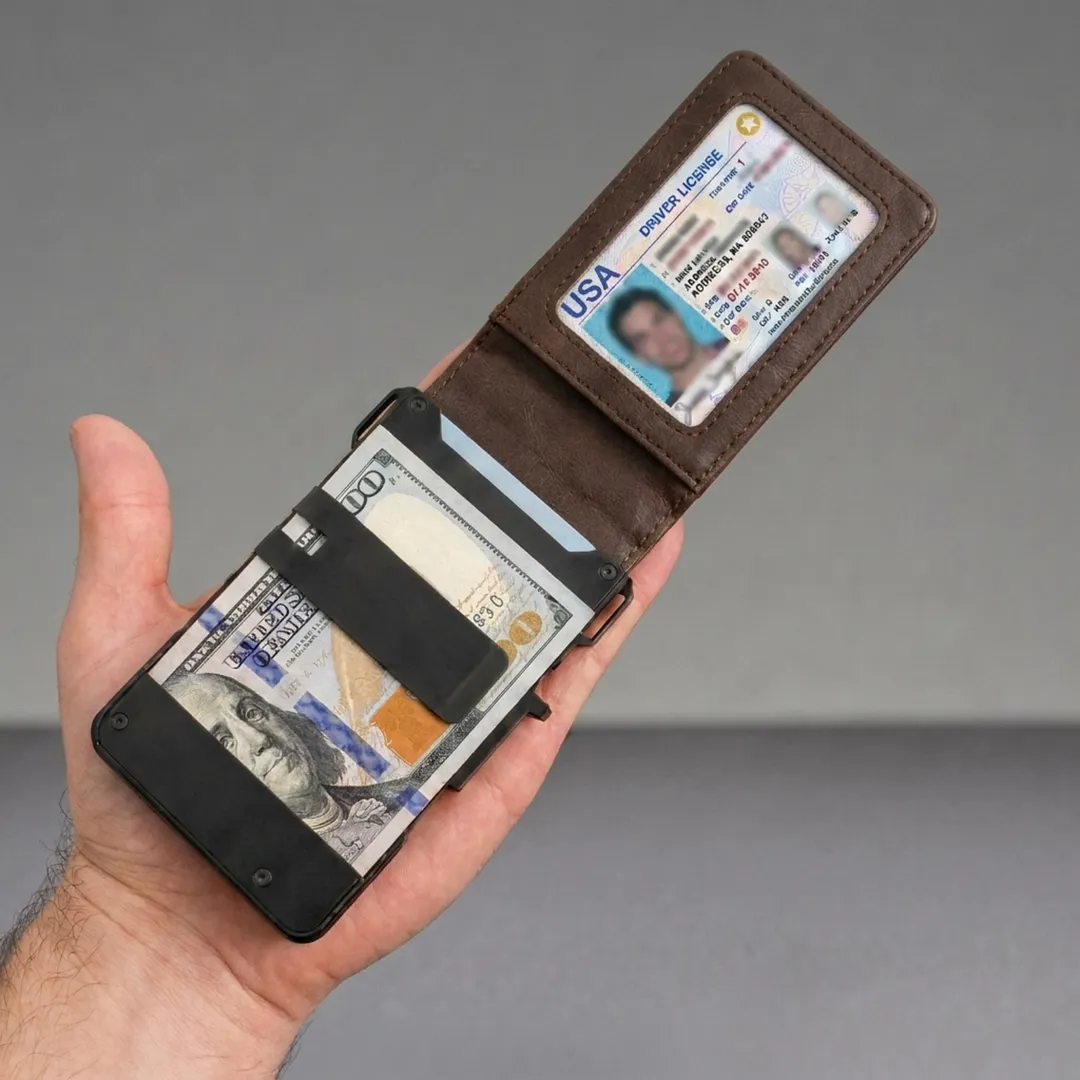 Adersene MagVault&reg; Minimalist Wallet - Maximum Capacity. Minimal Footprint.