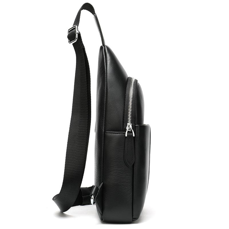 Men's Chest Bag Casual Fashion Shoulder Bag Leather Chest Bag