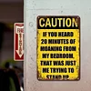 Warning - Vintage Metal Signs(12*16Inch) - Warning