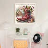 Christmas Boots And Candy House-11CT Stamped Cross Stitch 50*50cm/19.69*19.69in tapestrymarket
