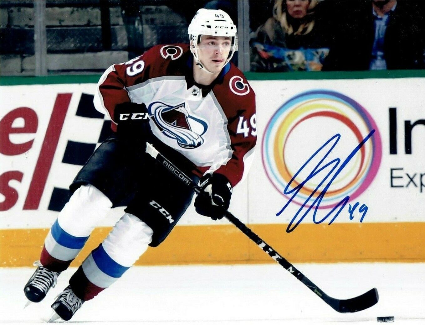 SAMUEL GIRARD autographed SIGNED COLORADO AVALANCHE 8x10 Photo Poster painting