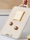 Stainless Steel Cutting Board Double Sided Chopping Block for Meat Vegetables