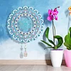 DIY Diamond Painting Double-sided Rotatable Snowflake Hanging Wind Chime Suncatcher Hanging Kit