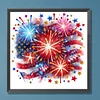 Flag Firework - Crystal Rhinestone Diamond Painting