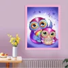 Cartoon Owl  | Full Round Diamond Painting Kits