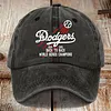 Dodgers Back To Back World Series Champions Hat