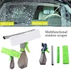 3 in 1 Car Glass Squeegee Spray Glass Wiper Water Squeegee Spray Bottle Cleaning
