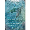 Sea Turtles-11CT Stamped Cross Stitch 40*60cm/15.75*23.62in tapestrymarket