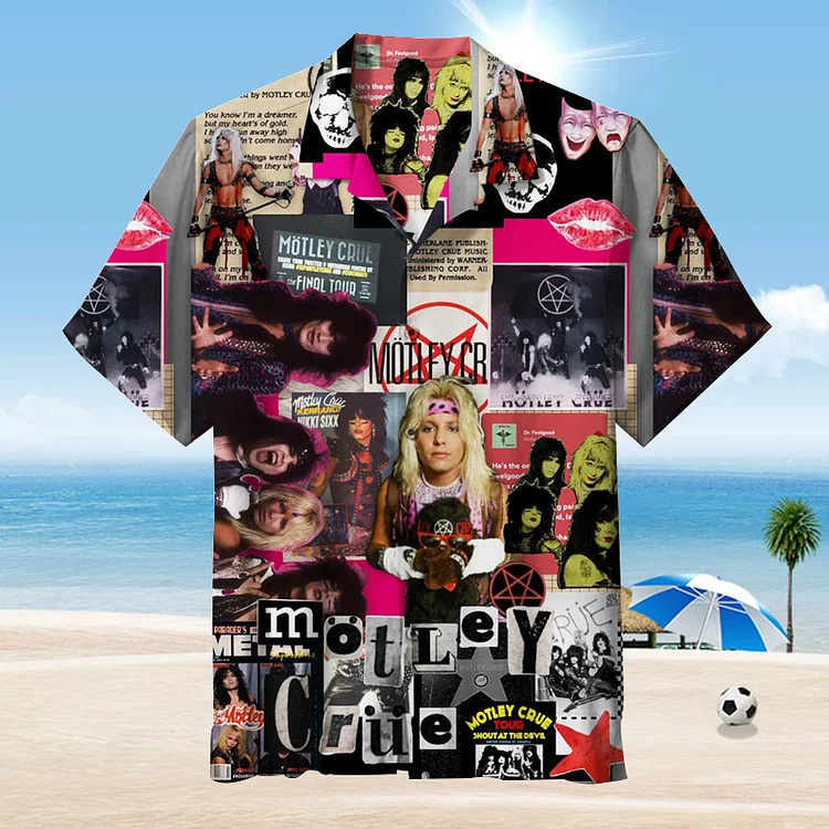 Mötley Crüe | Unisex Hawaiian Shirt