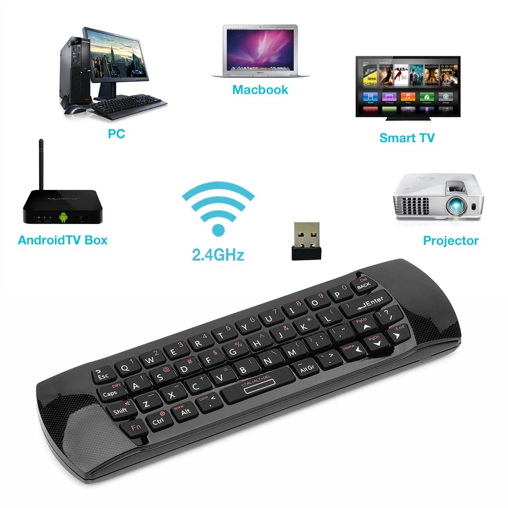 Rii i25 2.4G Mini Keyboard With IR Remote Control