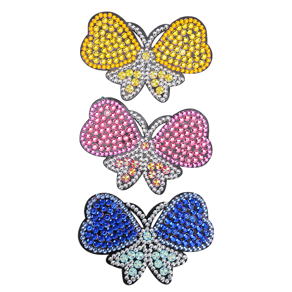 

3pcs Butterfly Hairpin-DIY Creative Diamond Fashion Accessories, 501 Original