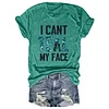 I Can't Teal My Face Jaguars Tee