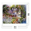 Garden House - 11CT Stamped Cross Stitch - 40*50cm