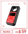 WOYO PL021 RF & ID Remote Tester, 315/433/868/902 MHz Car Key Remote Radio Frequency Detector, Automotive Remote Control Chip ID Reader, ASK/FSK Type Recognizer, 4A, 4C, 4D, 4E, 8A, 8C, 8E Types Identified