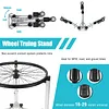 [US Local Warehouse] Bike Wheel Truing Stand Rotating Design Bicycle Wheels Weaving Stand Foldable Bike Hub Spokes Braiding Table for Bike Mechanics and DIY Enthusiasts