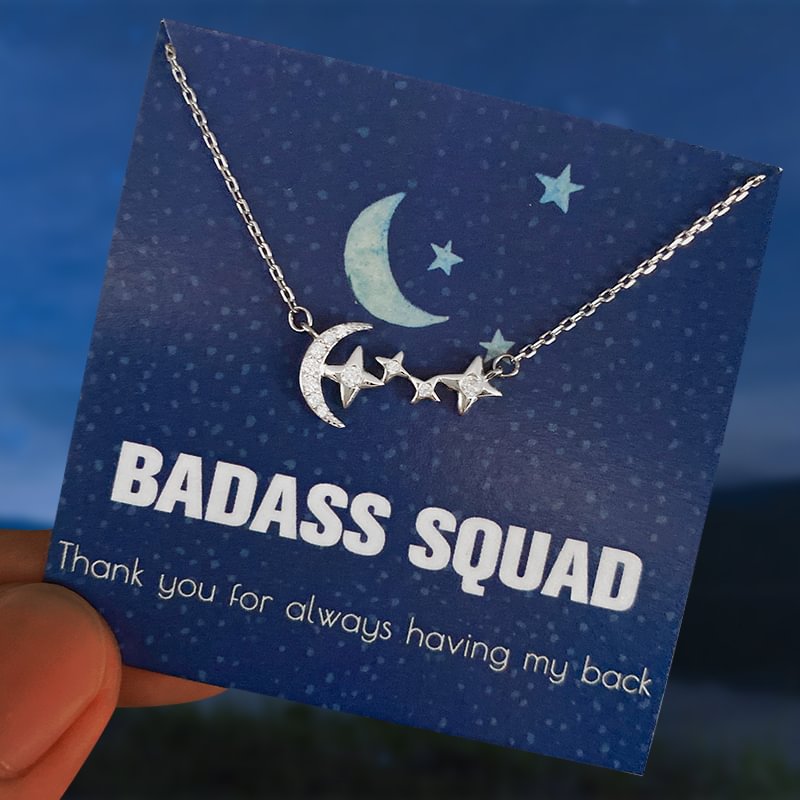 For Friend Thank You For Always Having My Back Necklace