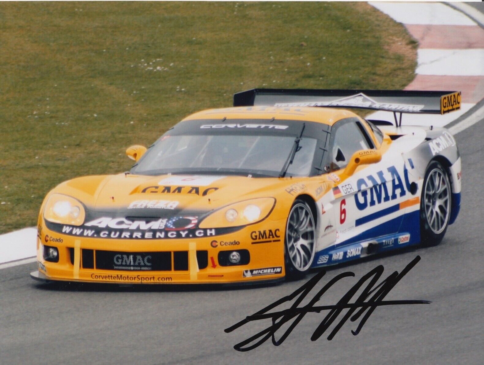 Mike Hezemans Hand Signed 8x6 Photo Poster painting - FIA GT Championship 9.