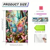 (US Local)DIY Special Shaped Butterfly 50 Pages Diamond Painting Notebook Kit