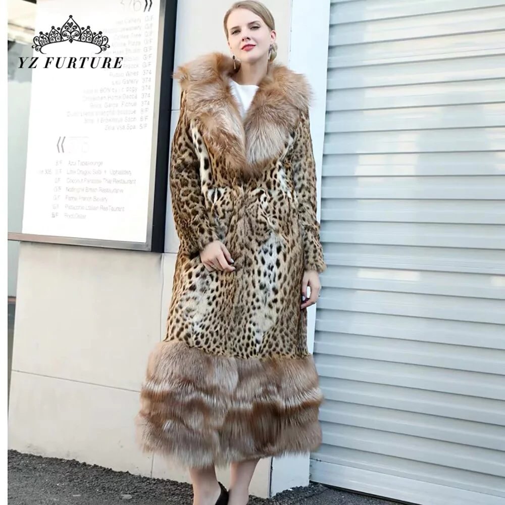 FOX & BEAVER GENUINE FUR COAT "QUEEN OF THE JUNGLE"