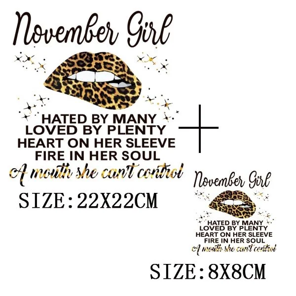 Beautiful Lip Thermal Stickers On T-shirt DIY Washable Patches On Clothes Sex Design  Iron On Transfers On Hoodies Bag Appliqued