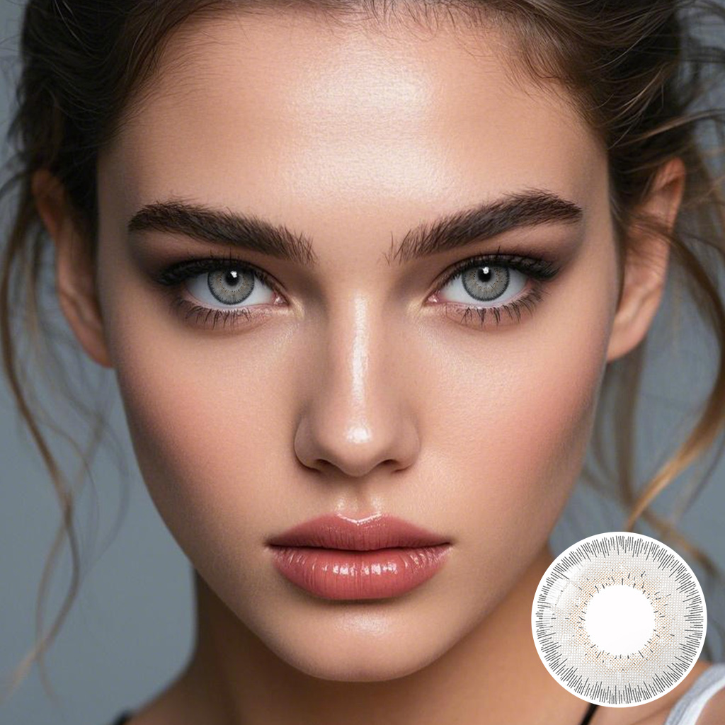 Bellalens GRAY BEIGE Colored Contact Lenses