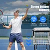[US Local Warehouse] Foldable Tennis Cart Holds 350 Balls Sports Ball Hopper for Teaching & Court Use